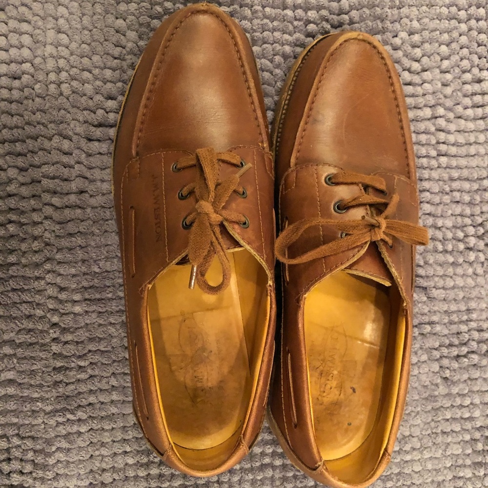 jM Weston handmade in France Lace Loafers, heavy duty, 9D
